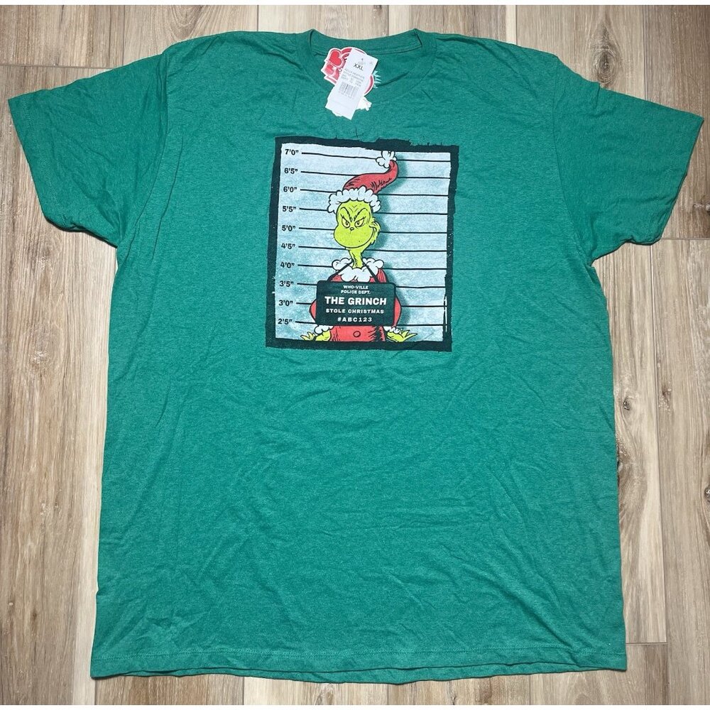 NWT The Grinch Stole Christmas Green T-Shirt - Size XXL